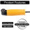 Right Angle Drill Attachment 90 Degree Power Screwdriver Adapter with 1/4 Inch Hex Bit Socket, Yellow 2