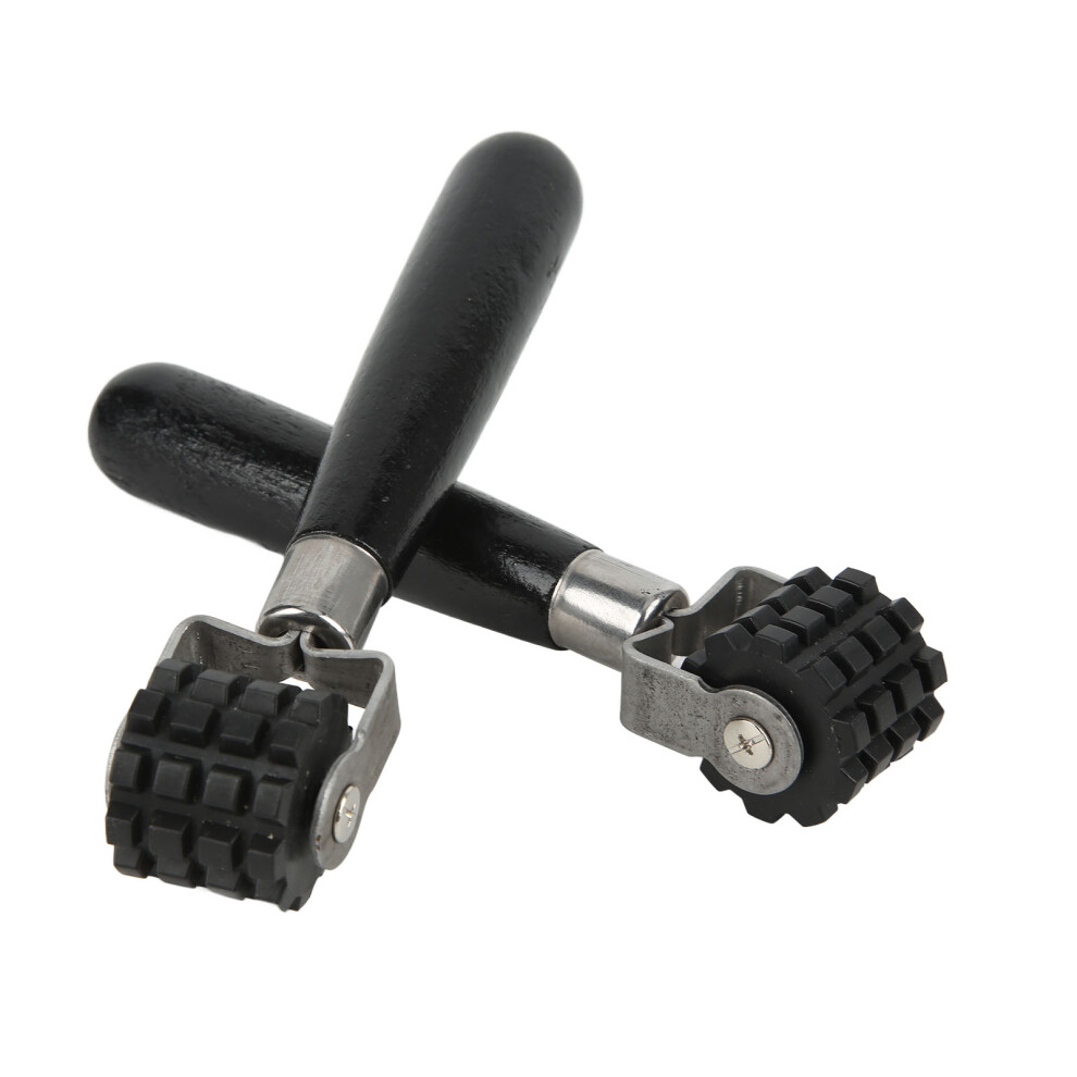 Ergonomic Car Sound Deadening Roller 18X3.5cm /Wood/ Black/Silver 7621375602441