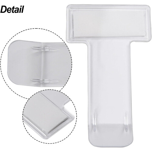 Parking Permit Holder with Adhesive for Car Windscreen, Visible Ticket Display and Card Organizer 1