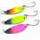 Spoon Lure Sequined Fishing Hard Baits Casting Spinner Baits Single Hook Multicolor Spoons 2