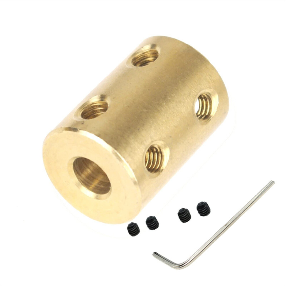 Copper Motor Shaft Coupler 10X10mm Rigid Shaft Coupling For Secure Torque Motor Connection 9199774074018