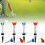 4Pcs Tragbare Frühling Golf Ball Tees Golfer 6