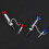 4Pcs Tragbare Frühling Golf Ball Tees Golfer 10