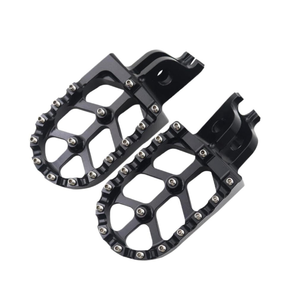 Aluminum Foot Pegs Footrest Pedals For Crf150r Crf250r Crf250x Crf450r Crf450x Crf250rx Crf450rx Motorcycles Black 9199774074575