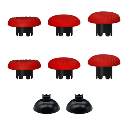 8 Pezzi Thumbsticks Swap Thumb Sticks Joystick di Ricambio per PS5 Controller/per PS4/per  Pro/per  Series, Rosso