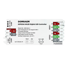 DOMRAEM ESP8266 Kontroler Adresowalnego Paska Świetlnego Typu C WS2811 WS2814 WS2805 RGB DC5-24V