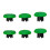 8 Pezzi Thumbsticks Swap Thumb Sticks Joystick di Ricambio per PS5 Controller/per PS4/per  Pro/per  Series, Rosso 5