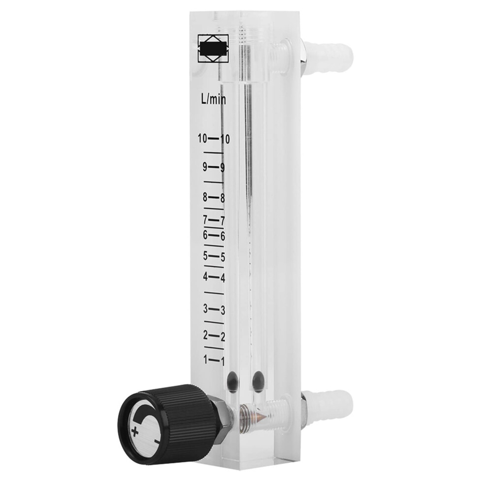 Gas Flow Meter With Control Valve 110 Lpm Acrylic Air Flow Meter For Oxygen And Industrial Use 9199774074742