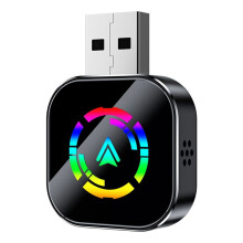 2i1 Trådlös Carplay Android Auto AI Box Plugg och Spela USB Car Dongle WiFi för Trådbunden CarPlay/Andriod Auto Car