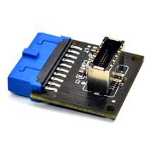 USB 3.0 Interner Header auf USB 3.2 Typ C Front Typ E Adapter 20 Pin auf 19 Pin Konverter