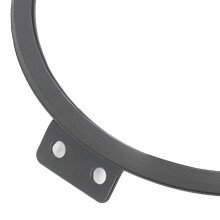 Konvexer Rückspiegel aus ABS und Glas, breiter