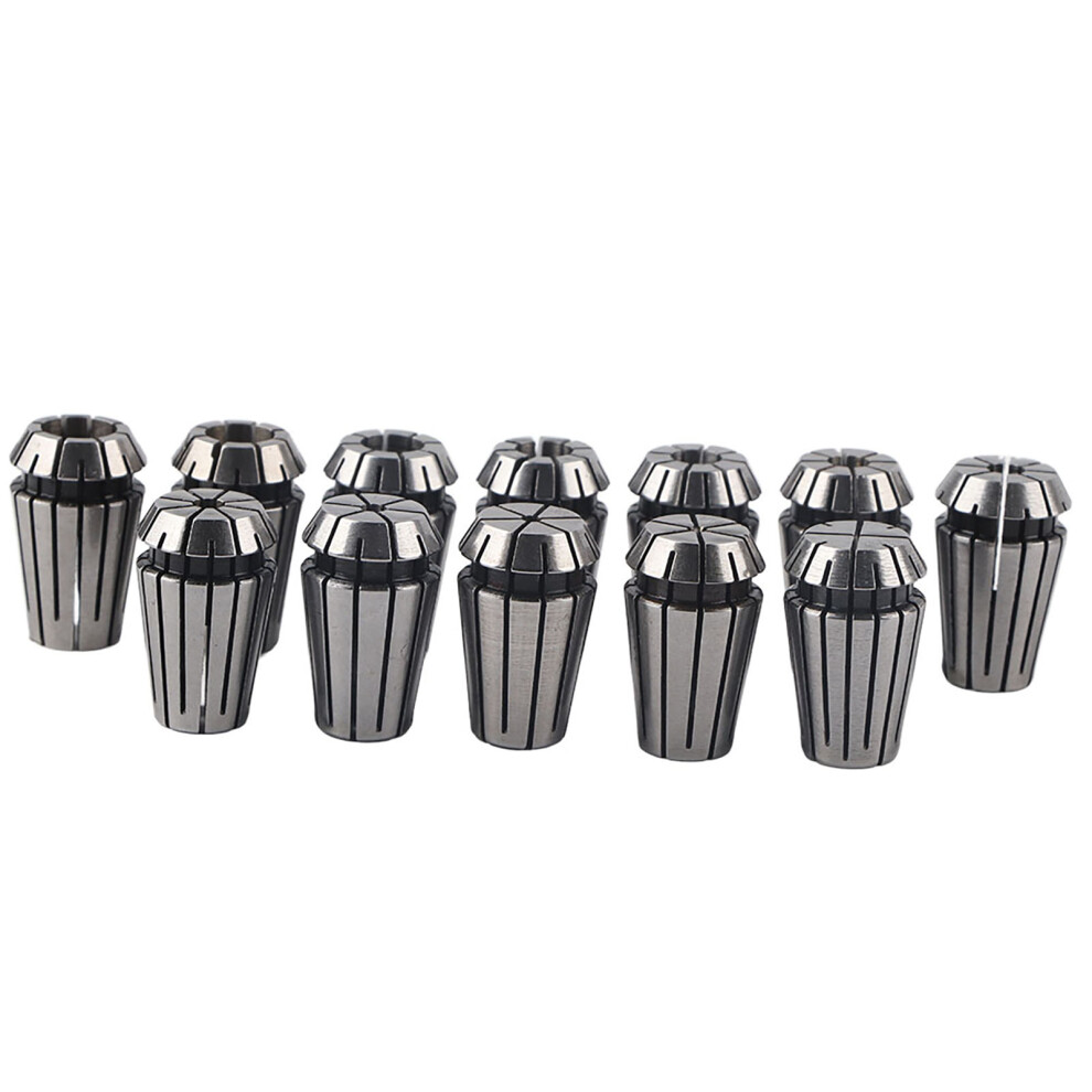 Spring Collet Chuck For Engraving Machine Cnc Milling Lathe Tool With Total Runout Less Than Inch, High Precision Clamping Set Compatible With 9164030310377