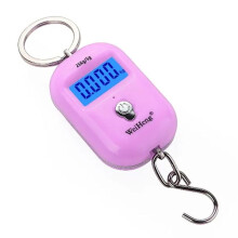 WeiHeng 25kg 5g Hangweegschaal Draagbare Elektronische Digitale Achtergrondverlichting Bagagehaakweegschaal Weeghaak Weeginstrument