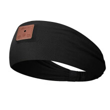 Cuffie Compatibili con Lo Sport, Bandana, Fascia per Capelli Boho, Altoparlanti Sottili HD, Musica per Dorme, Chiamate Yoga, B