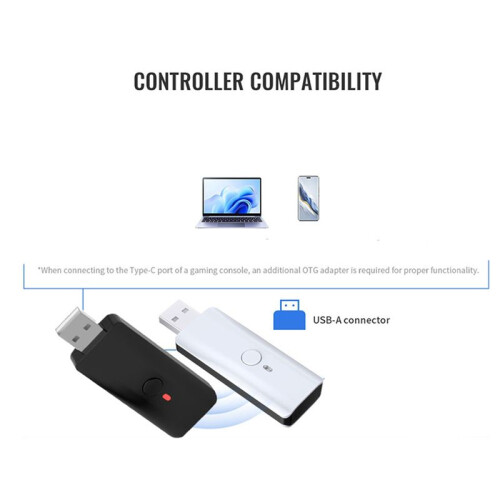 Wireless Controller Adapter  Handle Converter for PS5/PS4/NS/   PC/ A 1