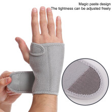 2 Pcs Steel Plate Wrist Brace Set, Adjustable, Breathable, Night Support, Gray & Pink