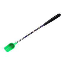 Fishing Baiting Throwing Spoon 3Section Telescopic Casting Spoon For Feeding Particles Boilies Green