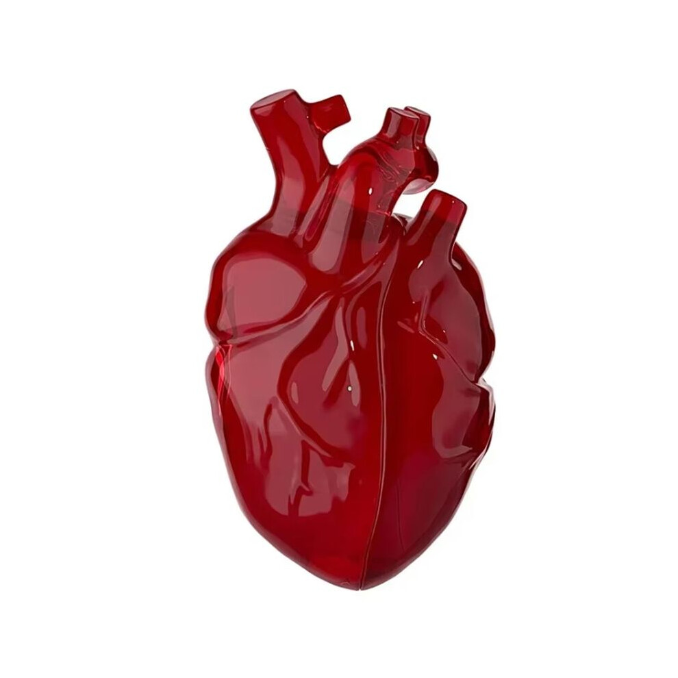 Heart Case Cover Transparent Silicone Protective Case For Earphone Accessories Red 6033620538398