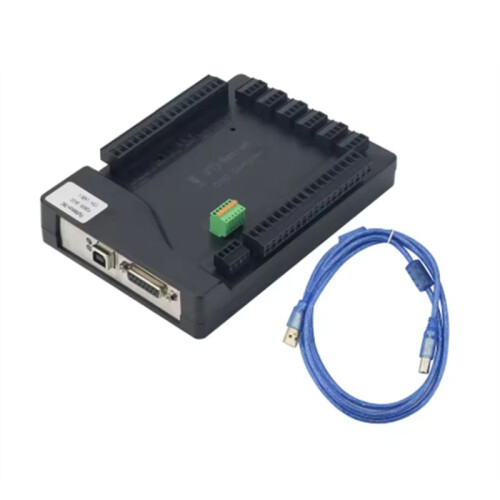 FlyMotion 6-Axlig CNC Controller för Mach3 USB CNC Motion Controller High Speed Differentialversion