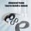 Magnetic Frames Accessories for Meta Quest 3S Lens Frames Anti-Scratch Lens Frame White 6