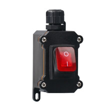 Interrupteur à Bascule pour Bateau IP68 12 V-24 V Interrupteur Étanche 30 A Courant Élevé avec Lumière LED Bouton D'Alimentation Marche/Arrêt