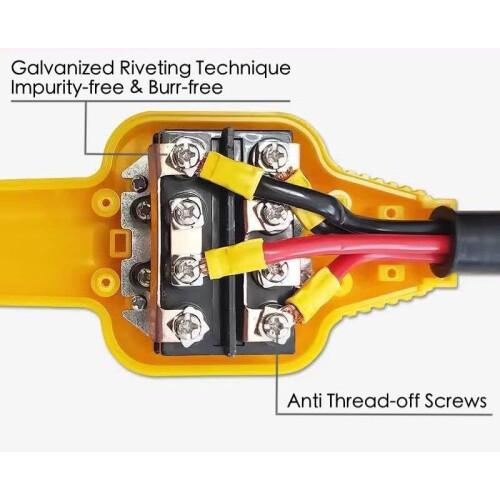 Winch Hand Control Assembly for 12V Electric Winches 1500-5000LBS Handheld Remote Control Replacement 2