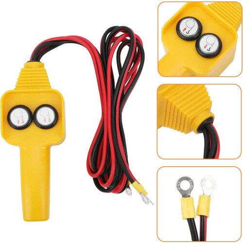 Winch Hand Control Assembly for 12V Electric Winches 1500-5000LBS Handheld Remote Control Replacement 1
