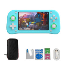 XF43 Console di Gioco Portatile Retrò Schermo IPS da 4,3 Pollici Lettore di Giochi Linux Open Source Chip RK3128 Lettore Video Tascabile Blu