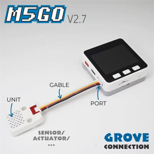 For M5Stack M5GO IoT  Kit V2.7 with ESP32, Multiple Modules, Sensors, and Display Enhanced  Home Automation 2