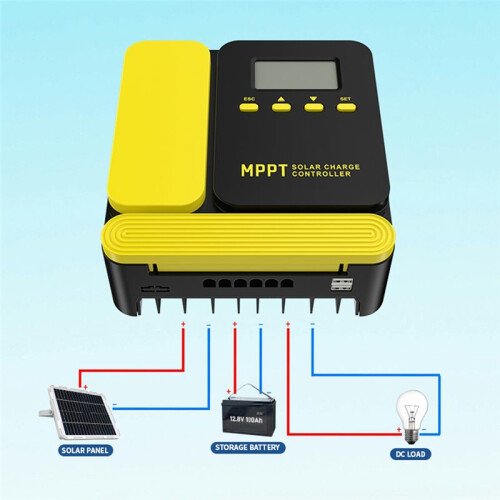 12V 24V Battery PV Input 2V-50V  10A Solar Panel MPPT Solar Charge Regulator Solar Charge Controller USB 1