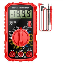 ANENG SZ308 Digital Fyrkantvågstestare 1999 Räkningar HFE Triodsummermultimeter AC/ Spänning 10 ASTrömmultimetermätare, B