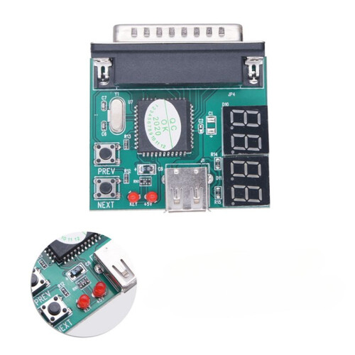 Computer Fault Test Card Motherboard Diagnostic Card Notebook Four-Bit Detection USB Power Supply Error Detection 2