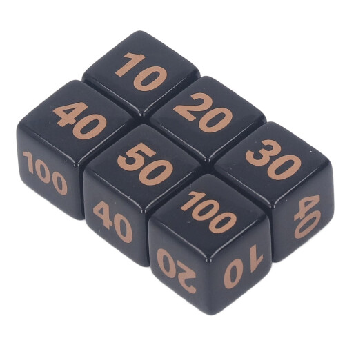 24pcs Acrylic D6 Polyhedral Dice 14mm Waterproof Balanced for Table Games 2
