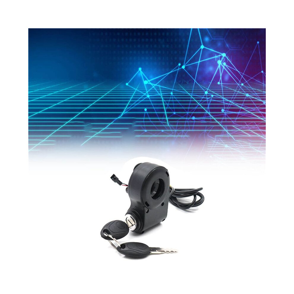 5X E-Bike Lgnition Lock Key Thumb Throttle Power For M4 M5/Xiao Mi M365 Universal Black 6033394004938