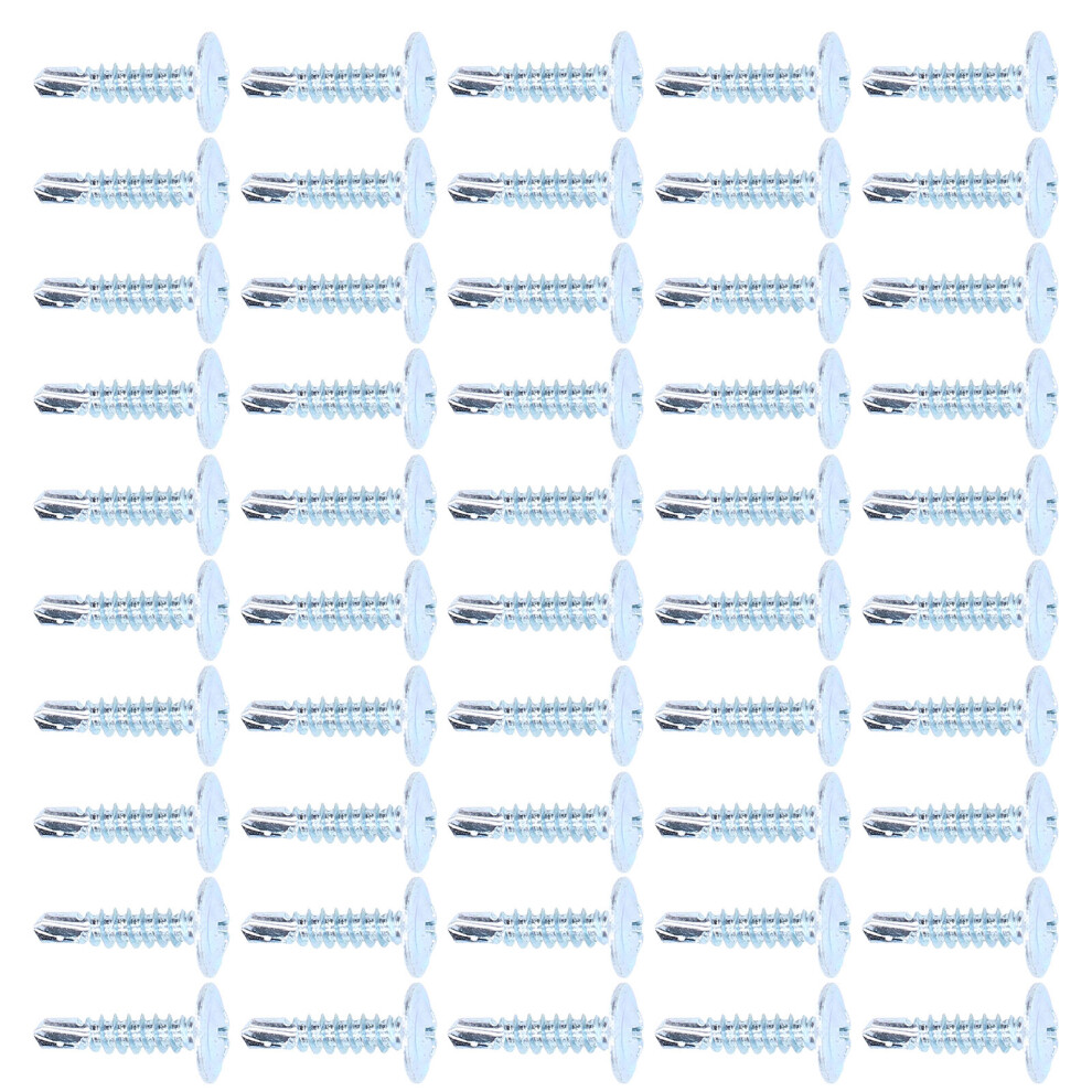 50Pcs Self Drilling Screws Cross Carbon Steel 4.2X19mm Fastener Kit For Repair 8751375612511