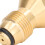 Propane Tank Refill Adapter 1LB Solid Brass Universal Mini for Small Bottles 10