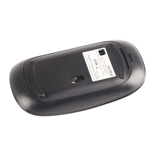 USB Rechargeable 1600DPI Black Keyboard Mouse with Scissor Keys 2