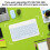 Sky Blue Wireless Keyboard with FN Keys & DPI Mouse USB Rechargeable 6