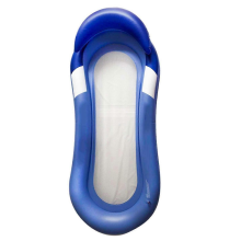 Blue160*75cmInflatable Tanning Pool Lounge Float Water Hammock Pool Rafts Floaties for Summer Beach Oceans