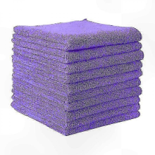 Chiffons microfibre qualité supérieure, lot de 20, durables absorbants pour cuisine, voiture, nettoyage maison, purple15PC