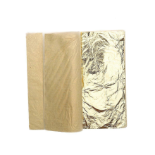 GoldenImitation Gold Leaf for Craft Decoration 100 Sheets Golden Gold Leaf