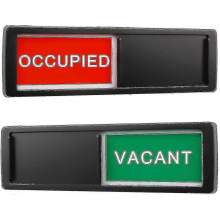 Black-vacant occupied signOpen Closed Sign, Open Signs Privacy Slide Door Sign Indicator High Quality