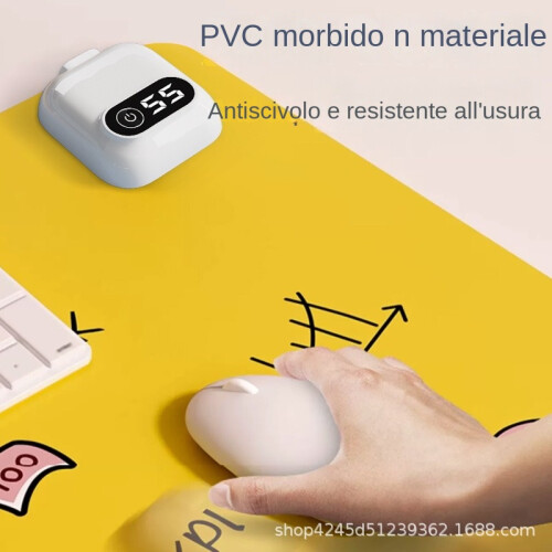 (Display digitale [90*40cm]], Nero) Termoforo impermeabile da tavolo 1