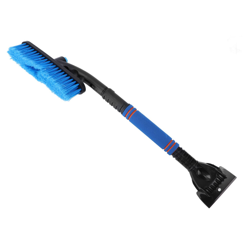 Car Snow Brush And Ice Scraper 2 In 1 With Telescopic Aluminum Handle For Suv And Truck 55Â70Cm Blue 9199774076074