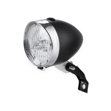 Bike Headlights Mountain Bike Retro Headlights 3LED Riding Lights Front Lights Night Riding Equipment Black