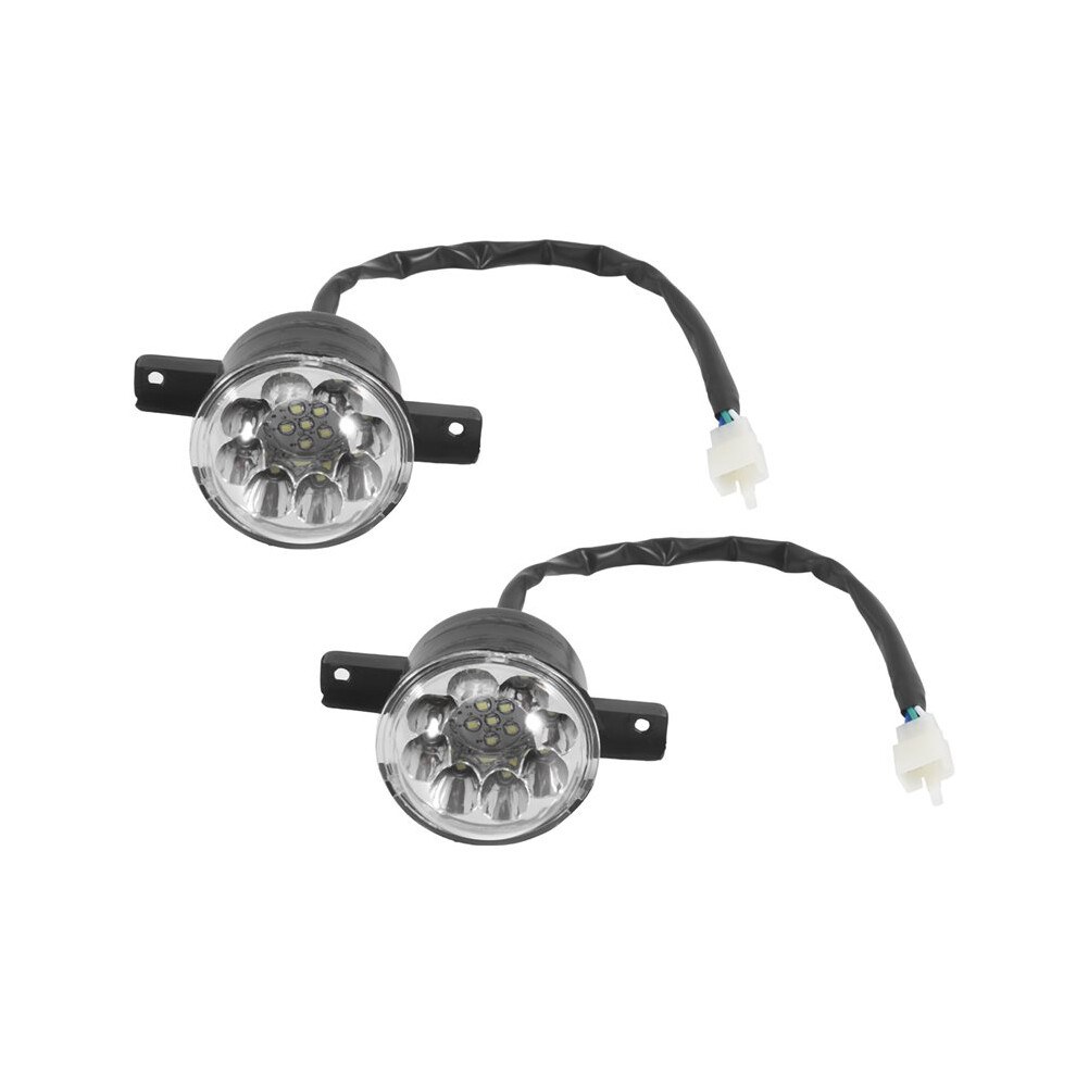 2Pcs 12V Led Atv Front Head 125Cc 150Cc 250Cc 300Cc Headlights For Chinese Taotao Jcl Baja Yamoto Kazuma Roketa Light 6134104006560