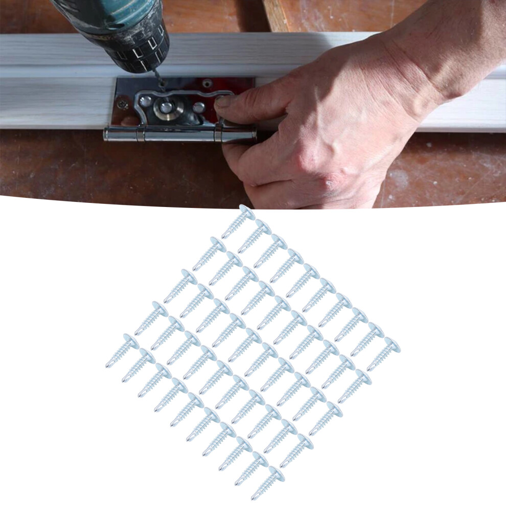High Quality 50Pcs 4.2x19mm Self Drilling Cross Carbon Steel Screws