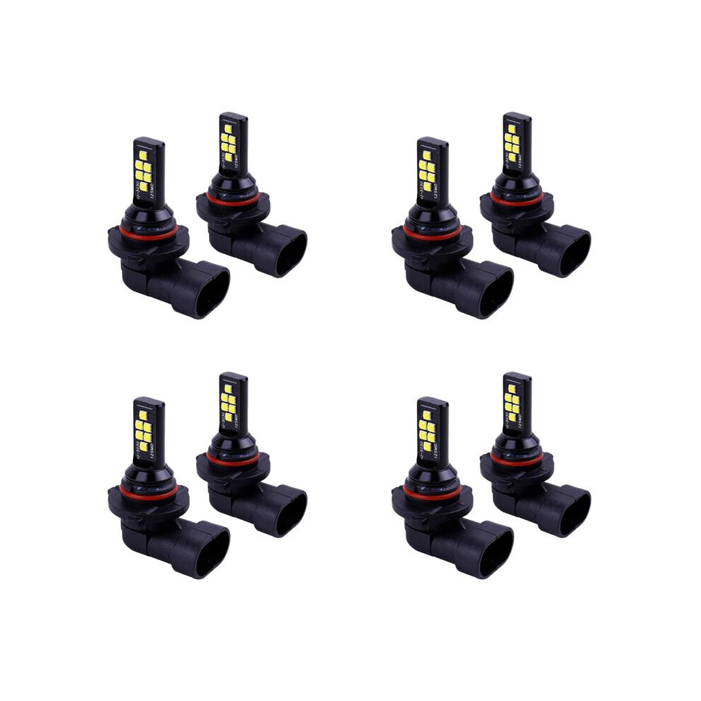 8X Hb4 9006 Led Fog Bulb Advanced 3030 Smd Daytime Running Drl Lamp, Cool 6000K Light/White 6133033137369
