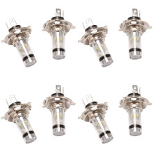 8 Pcs H4 9003 HB2 LED Motorcycle Headlight Bulbs HID Hi&Low 6500K White Power