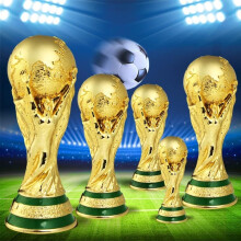 World Cup Trophy Replica 36cm Gold Football Award for Fans with Smooth Shiny Finish
